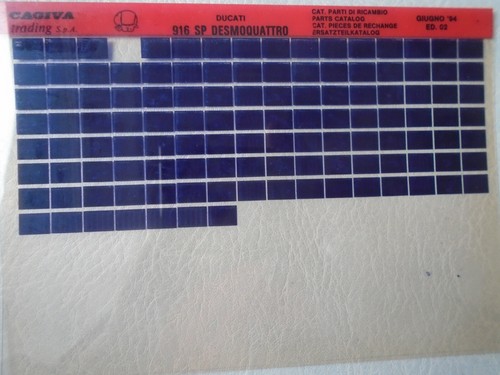 Catalogo ricambi 916 - , sp