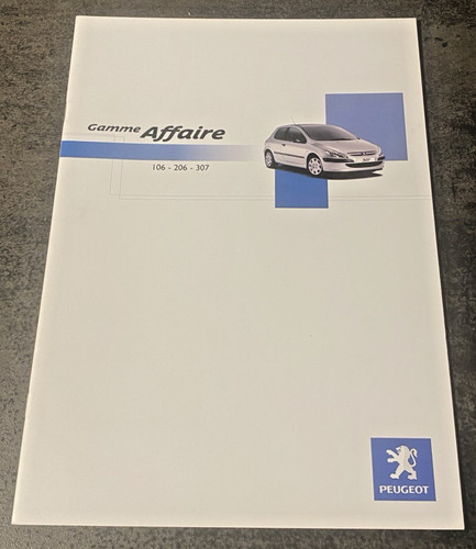 Brochure publicitaire peugeot - brochure,