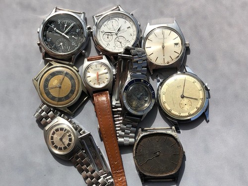 Zenith,Enicar,Certina,Seiko,Ti