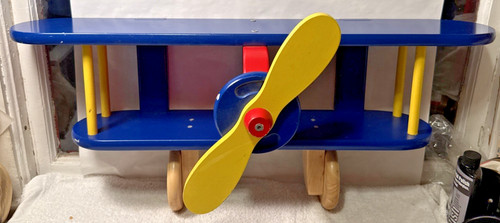Kids aereo biplano mensola - aereo,