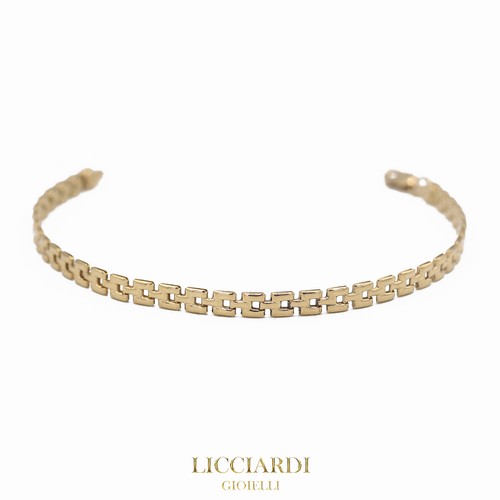 Bracciale unisex fantasia oro