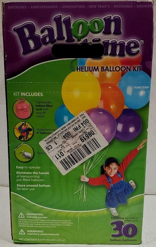 Balloon time helium tank party - time,