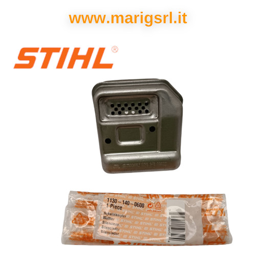 Marmitta silenziatore motosega - marmitta,