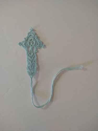 Handmade crochet lace cross - handmade,
