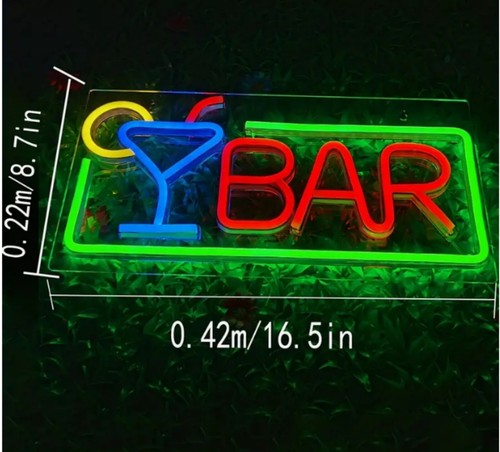 Insegna luminosa per bar pub - insegna,