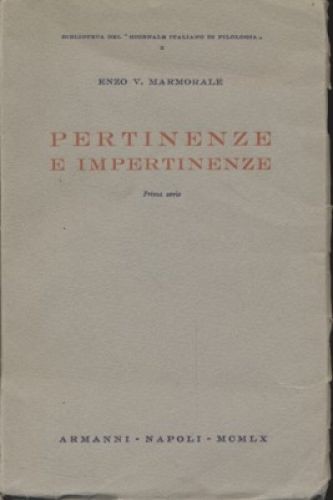 Pertinenza impertinenza - pertinenza,