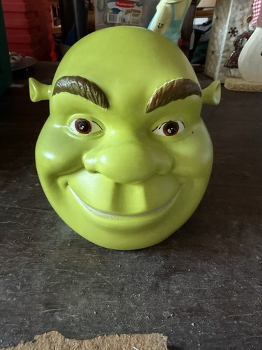 Testa barattolo biscotti shrek - testa,