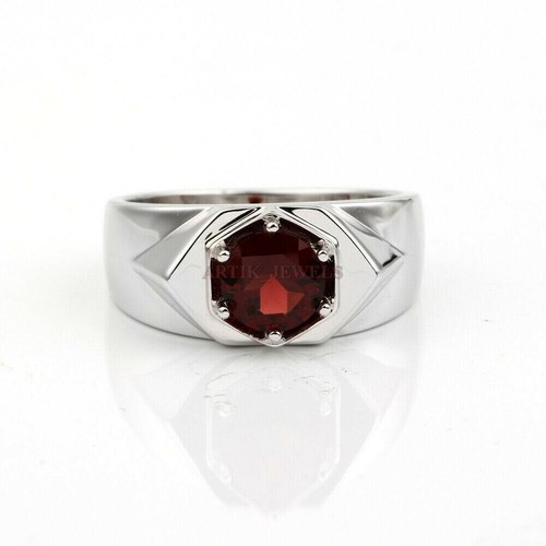 Naturale granato gemma - naturale, 14k