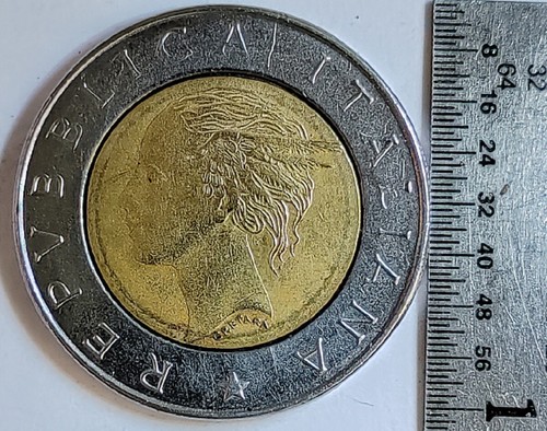 1993 italy 500 lire coin - 1993,