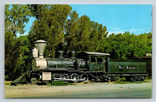 Cartolina locomotiva vapore - locomotiva, a
