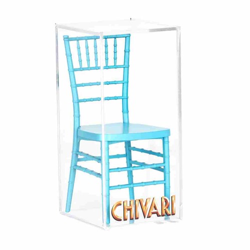 Mini sedia chiavari blu - sedia,