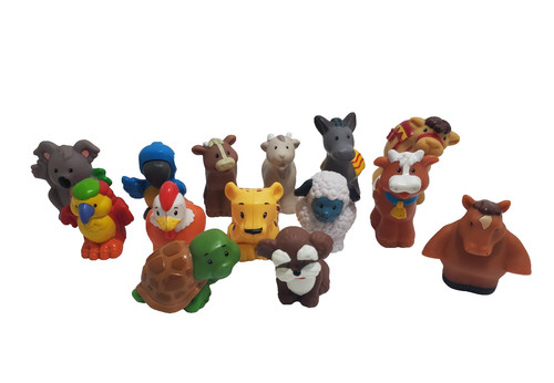 Lotto figurine animali fisher - lotto,
