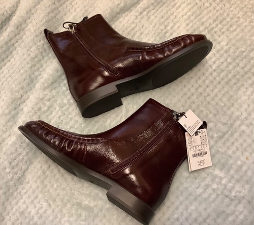 Stivaletti zara pelle - stivaletti, in