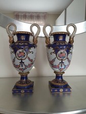 COPPIA VASI PORCELLANA STILE