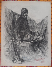 Henri DE GROUX - Lithographie