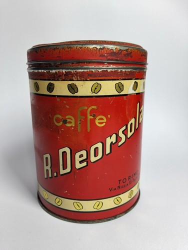 Scatola latta caffè deorsola - latta,