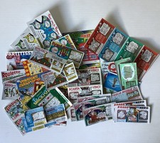 LOTTO 41 VECCHI GRATTA E VINCI VINTAGE USATI