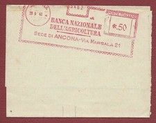 RSI affrancatura meccanica rossa Banca Nazionale Agricoltura storia postale 1943