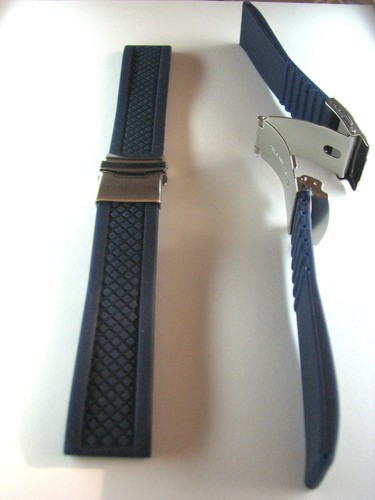 Cinturino silicone blu - silicone,