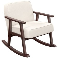 Homcom poltrona dondolo in - homcom,