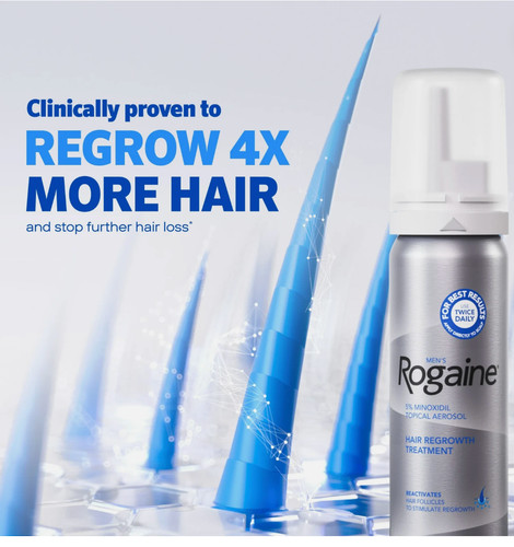 Rogaine foam hair - foam,