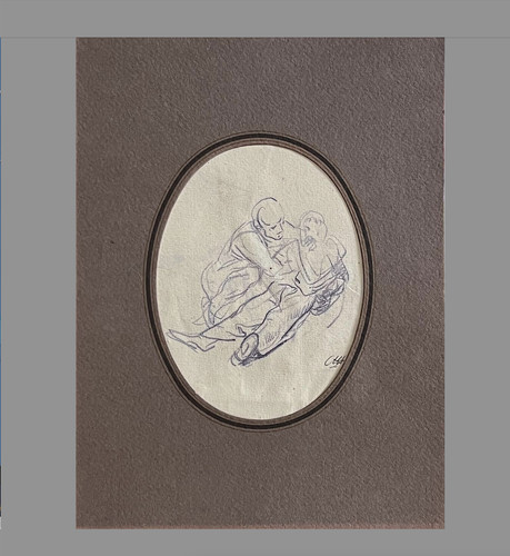 Pietro annigoni disegno - disegno, 18x13