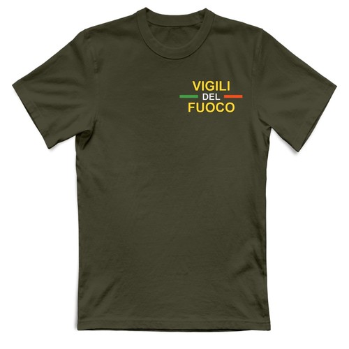 Shirt unisex grafica vigili - grafica,