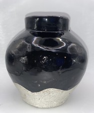 Vaso Cemento Goccia Nero Hobby