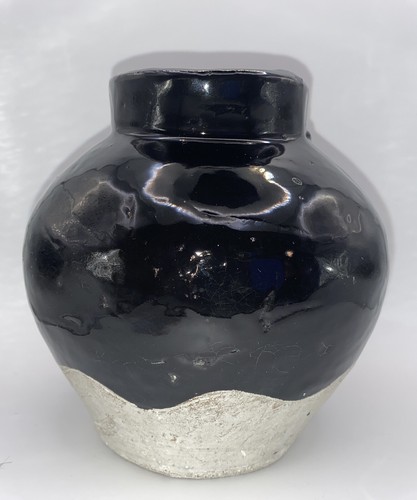 Vaso cemento goccia nero hobby - vaso,