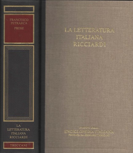 Libro petrarca prose cura - libro,
