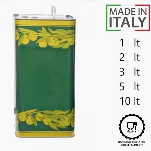 Lattine per olio latta - lattine, in