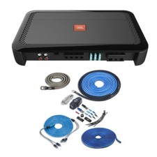 JBL ClubA1000 Amplificatore Subwoofer Monoblocco 600W + Kit Amplificatore NVX Omaggio 4 Gauge