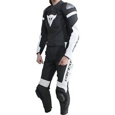 Tuta In Pelle Donna 48=42D - Dainese Mirage Custom Works - Nero-Bianco