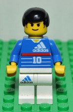 Lego Minifigure Giocatore calcio soc044 Zinedine Zidane Adidas set 3401  2000