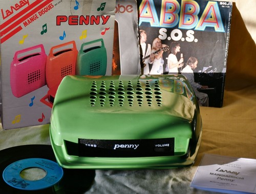 Mangiadischi penny verde - mangiadischi, con
