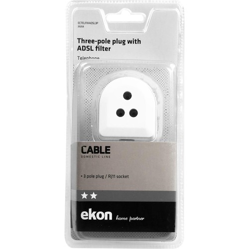 Filtro adsl spina - adsl, tripolare
