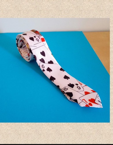 Cravatta carte gioco - carte,