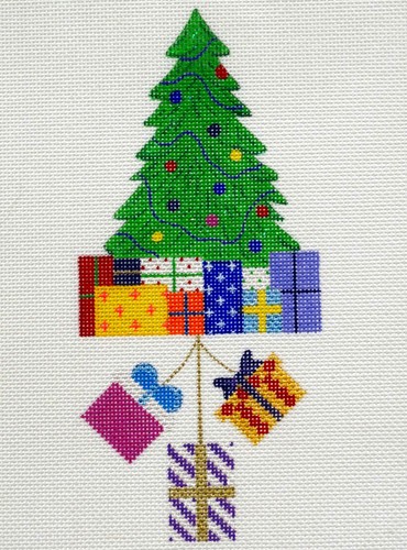 Tela natale dipinta mano - di,