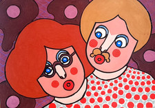 Acrylique sur carton 2023 , 42