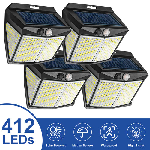 Luce solare 412led esterno - luce,