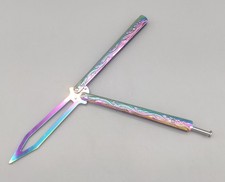 Albainox Coltello da Allenamento Balisong Coltello da Esercizio Bogus NON AFFILATO