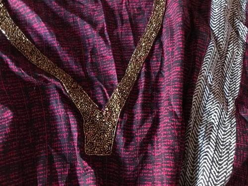 Camicia caftano top etnico