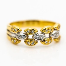 Anello 18K/750 Oro Giallo/Oro