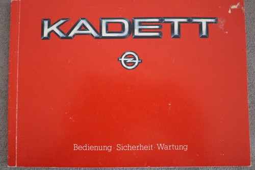 Opel kadett manuale uso - opel,