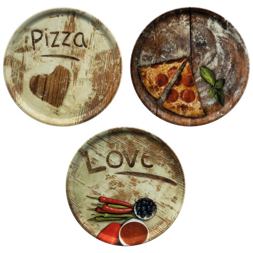 Set piatti pizza - set, olive