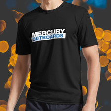 Nuova Camicia Mercury Marine Outboards Logo T-Shirt Divertente Americana Unisex Taglia S-5XL