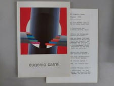 Eugenio carmi invito mostra - carmi.,