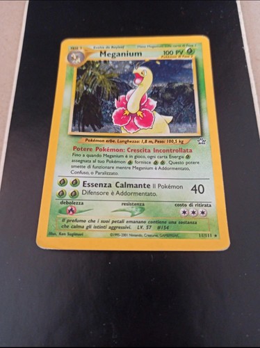 Meganium pokémon holo ita - meganium,