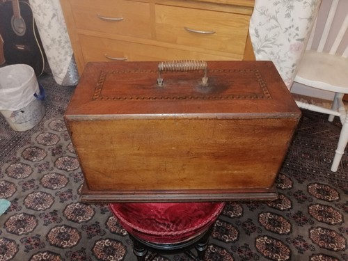 Beautiful old sewing machine - sewing,
