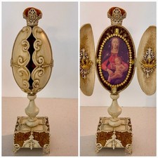 UOVO VERO RELIGIOSO DECORATO